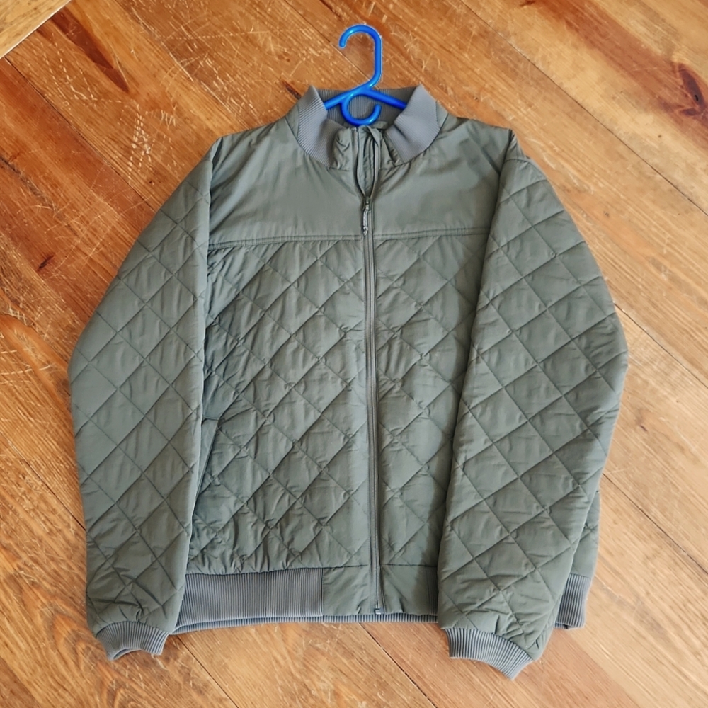 Mountain Khakis Quilted Mens Jacket Coat Size Large OD Green